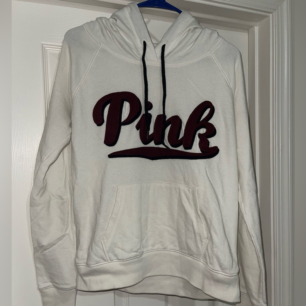VS Pink Pullover Hoodie w/ Logo